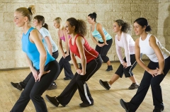 Group of woman at fitness club