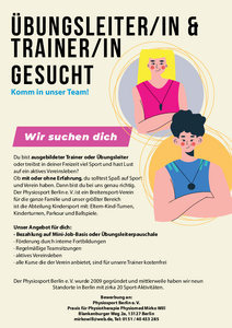 Bild Trainer Ausschreibung
