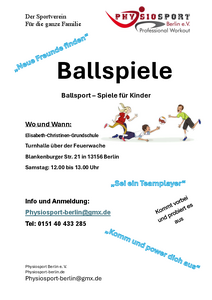 PDF Ballspiele in Niederschönhausen am Samstag