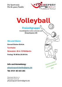 PDF Volleyball in Niederschönhausen